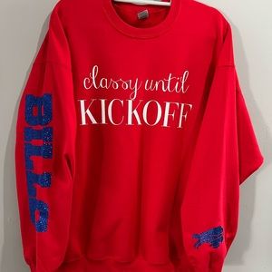 CUSTOM BILLS THEMED CREWNECK